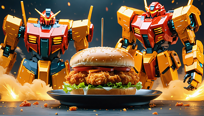 チキンタツタ35周年、ガンダムコラボで4月15日始動。新作「タルタル油淋鶏風」など6商品登場 - 公式画像
