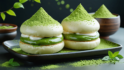 八天堂×ファミマ「出雲抹茶くりーむパン」4年目は抹茶増量の2層仕立てで4月28日発売